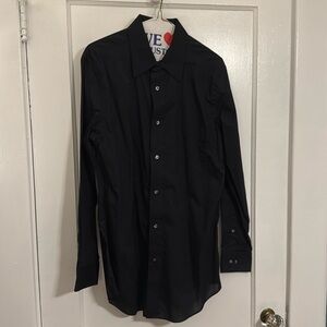 Men’s black dress shirt
